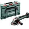 Metabo WVB 18 LT BL 11-115 Quick Meuleuse Sans Fil - 18V Dans Metabox - 115 Mm - Machine Seule