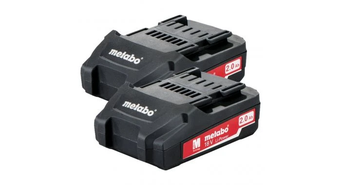 Metabo 625596000 - Pack De Batteries ME1820 18V Li-Ion - 2,0Ah (2 Pièces) 3 Metabo 625596000 - Pack De Batteries ME1820 18V Li-Ion - 2,0Ah (2 Pièces)