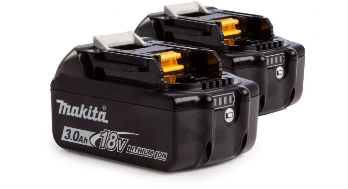 Makita BL1830 - Lot De 2 Batteries Li-Ion 18V - 3,0 Ah (2 Pcs) 3 Makita BL1830 - Lot De 2 Batteries Li-Ion 18V - 3,0 Ah (2 Pcs)