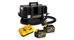 DeWALT DCV586MT2 - Set Aspirateur Eau Et Poussière à Batterie Li-Ion 54V (2x 6Ah) - 2000W - Classe M - 11L - Sans Balais - DCV586MT2-QW