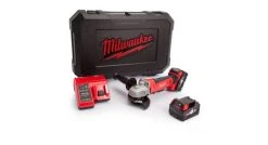 Milwaukee HD18 AG125-402C Li-Ion Heavy-Duty Meuleuse D'angle - 18V - 4933441507