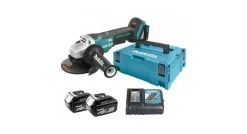 Makita DGA505RTJ Meuleuse D'angle Sans-fil - 18V Li-ion - 2 Batteries 5,0 Ah - MAKPAC - 125 Mm - Brushless