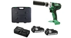 HiKOKI WR18DJL WCZ - Set Boulonneuse Li-Ion 18V MultiVolt (2x Batterie 1,5Ah) Dans Coffret - 1/2" - 220Nm