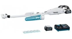 Makita CL002GD215 - Aspirateur Balai Sans-fil - 40 V Max Li-ion - Kit (2 X 2,5 Ah) - Blanc