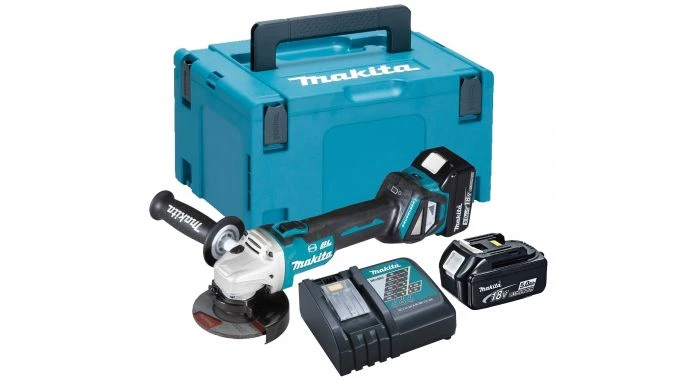Makita DGA513RTJ Meuleuse D'angle Sans-fil - 18V Li-ion - 2 Batteries 5,0 Ah - MAKPAC - 125 Mm - Brushless 3 Makita DGA513RTJ Meuleuse D'angle Sans-fil - 18V Li-ion - 2 Batteries 5,0 Ah - MAKPAC - 125 Mm - Brushless