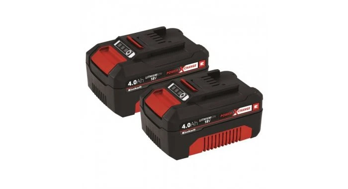 Einhell 4511489 - Lot De Batteries 18V Power-X-Change Li-ion - 4.0Ah (2 Pièces) 3 Einhell 4511489 - Lot De Batteries 18V Power-X-Change Li-ion - 4.0Ah (2 Pièces)
