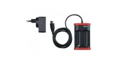Wiha 41915 Chargeur De Piles 18500 Li-Ion - Avec Port USB - Connecteur Européen - 41915