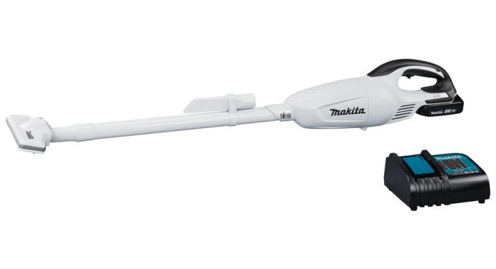 Makita DCL180SYB - Aspirateur Balai Sans-fil - 18V Li-ion - Kit (1X 1,5 Ah) - Blanc 3 Makita DCL180SYB - Aspirateur Balai Sans-fil - 18V Li-ion - Kit (1X 1,5 Ah) - Blanc