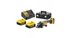 DeWalt DCG405P3 Set Meuleuse 18V Li-Ion (3x Batterie 5.0Ah) En TSTAK - 125mm - Moteur Brushless
