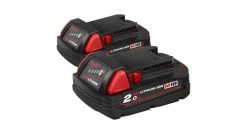 Milwaukee M18 B2 Pack 2 Batteries - 18V Li-Ion - 2 Batteries 2,0 Ah