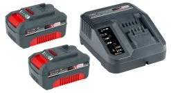 Einhell 4512098 - Starter Kit 18V Power X-Change 18 V 2x 3,0 Ah Avec Chargeur