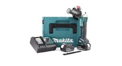 Makita DGA504RTJ Meuleuse D'angle Sans-fil - 18V Li-ion - 2 Batteries 5,0 Ah - MAKPAC - 125 Mm - Brushless