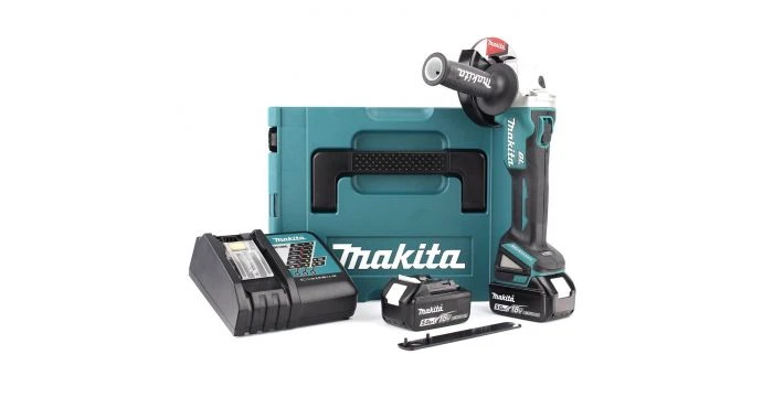 Makita DGA504RTJ Meuleuse D'angle Sans-fil - 18V Li-ion - 2 Batteries 5,0 Ah - MAKPAC - 125 Mm - Brushless 3 Makita DGA504RTJ Meuleuse D'angle Sans-fil - 18V Li-ion - 2 Batteries 5,0 Ah - MAKPAC - 125 Mm - Brushless