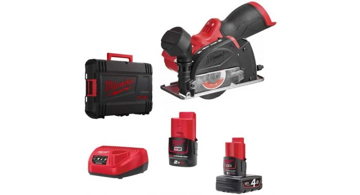 Milwaukee M12 FCOT-422X - Set Meuleuse D'angle Li-Ion 12V Dans HD Box (1x Batterie 4,0 & 2 Ah) - Brushless - 10 X 76mm - 4933464619 3 Milwaukee M12 FCOT-422X - Set Meuleuse D'angle Li-Ion 12V Dans HD Box (1x Batterie 4,0 & 2 Ah) - Brushless - 10 X 76mm - 4933464619