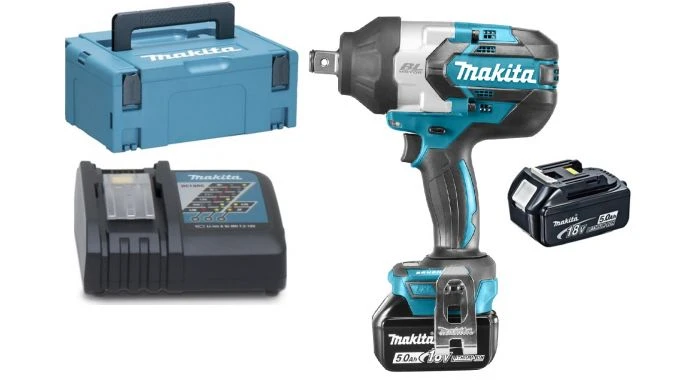 Boulonneuse à Chocs Sans-fil Makita DTW1001RTJ - 18V Li-ion - 2 Batteries 5,0 Ah - MAKPAC - 1050 Nm - 3/4" - Brushless 3 Boulonneuse à Chocs Sans-fil Makita DTW1001RTJ - 18V Li-ion - 2 Batteries 5,0 Ah - MAKPAC - 1050 Nm - 3/4" - Brushless