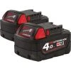 Milwaukee M18 B4 Batterie Duopack 18V Li-Ion - 4.0Ah (2 Pièces) 2 Milwaukee M18 B4 Batterie Duopack 18V Li-Ion - 4.0Ah (2 Pièces) -Makita Boutique d815f2d30058b5252cd782b031eff6c0