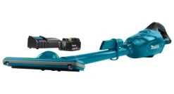 MAKITA DCL282FRT - Aspirateur Balai Sans-fil - 18V Li-ion - Kit (1x 5,0h) - 0,5 L - Brushless - Bleu