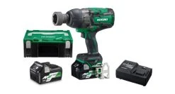 Hikoki HiKOKWR36DAWRZ - Set Clé à Choc Li-Ion 36 V (2x Batterie 2,5Ah) Dans Systainer HSC - 1100Nm - 3/4" - Moteur Brushless