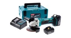 Makita DGA452RMJ Meuleuse D'angle Sans-fil - 18V Li-ion - 2 Batteries 4,0 Ah - MAKPAC - 115 Mm