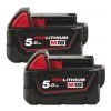 Milwaukee M18 B5 Batterie Duopack 18V Li-Ion – 5,0 Ah -Makita Boutique fe05efa8fa01c97f0a72c6c587449b60