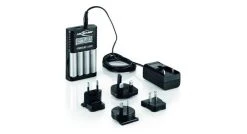 Leica Ansmann 806679 - Chargeur Avec 4 Batteries AA Ni-MH - 2500mAh