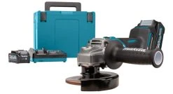 Makita GA005GM201 Meuleuse D'angle Sans-fil - XGT 40V Li-ion - 2 Batteries 4,0 Ah - Mbox - 125 Mm - Brushless